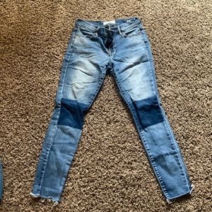 Multi colored jeans